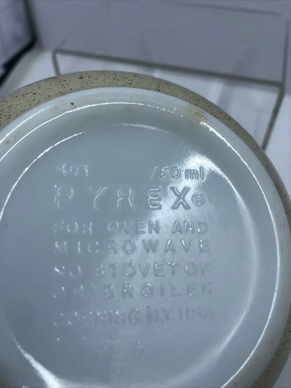 Vintage Pyrex Merry Mushroom  Small Mixing Bowl 401 Rare HTF